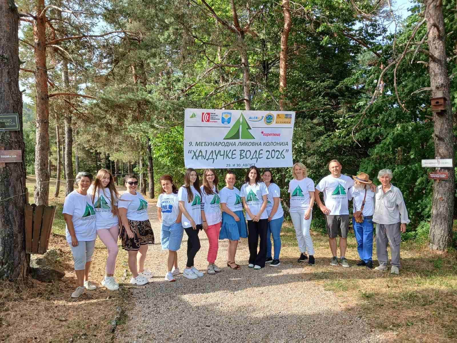 OTVORENA 9. MEĐUNARODNA LIKOVNA KOLONIJA „HAJDUČKE VODE 2026“